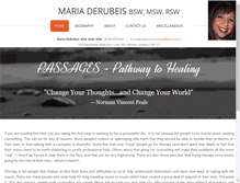 Tablet Screenshot of mariaderubeis.com